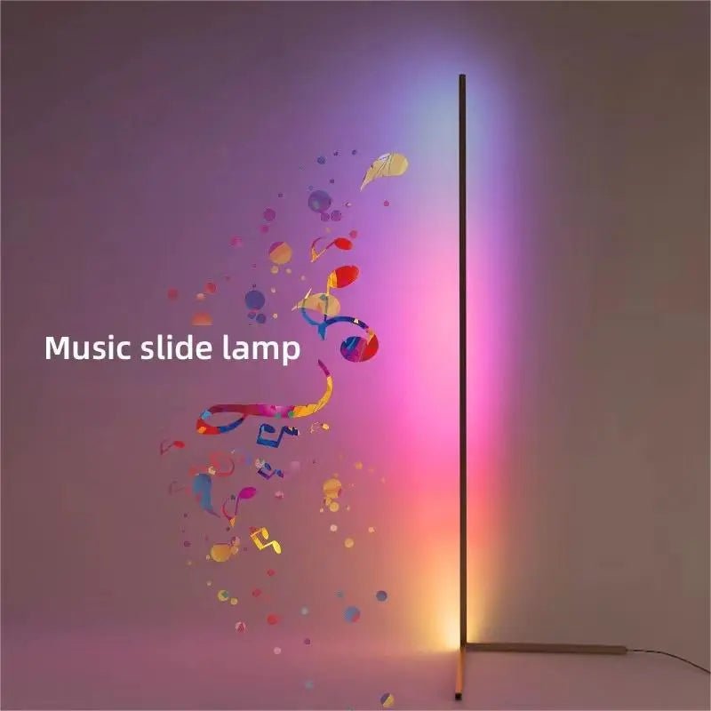 16M Color Music Sync Floor Lamp: Smart, Wireless Control - The Stuff Box