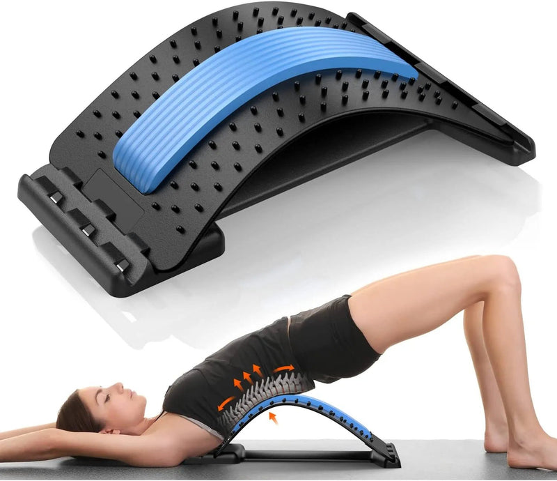 Back Stretcher for Pain Relief - Magnetotherapy Massager for Neck, Waist, Lumbar, Cervical Spine Support - The Stuff Box