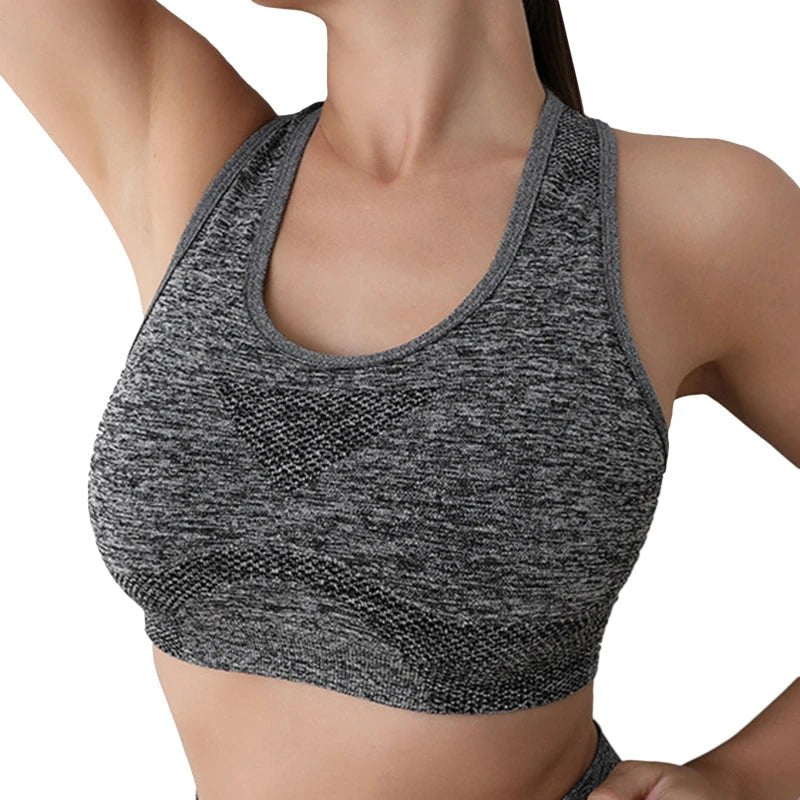 High-Impact Sports Bra for Women: Quick-Dry, Seamless, Shockproof Gym Top - The Stuff Box