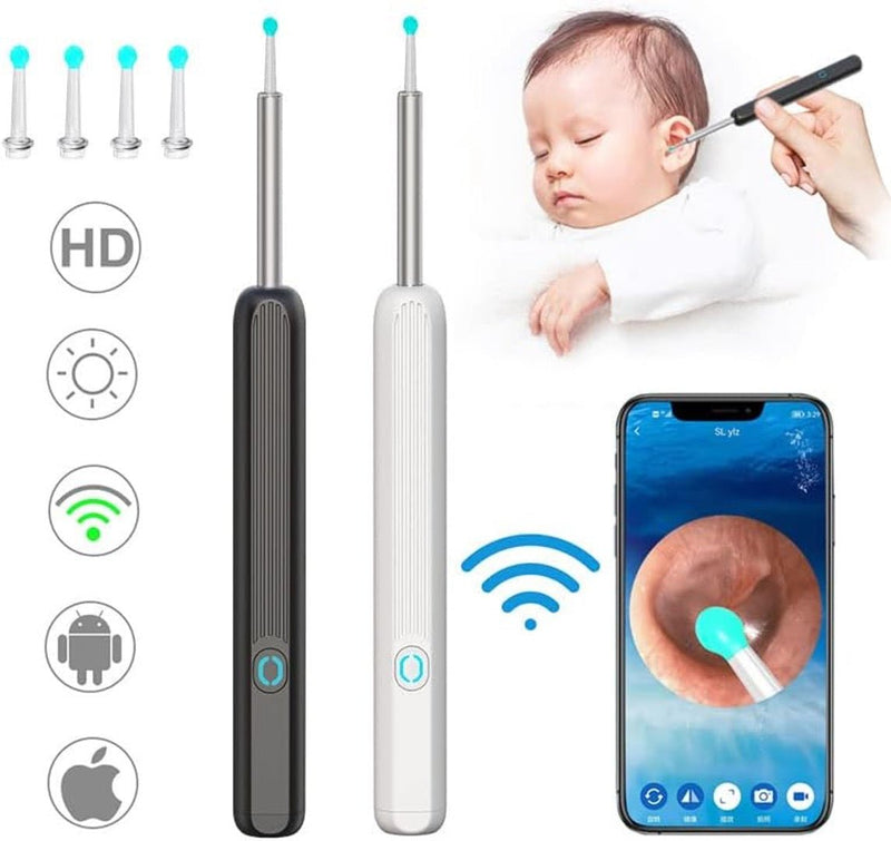 Smart Visual Ear Cleaner with Wireless Otoscope for Ear, Skin, Nose, Teeth - The Stuff Box