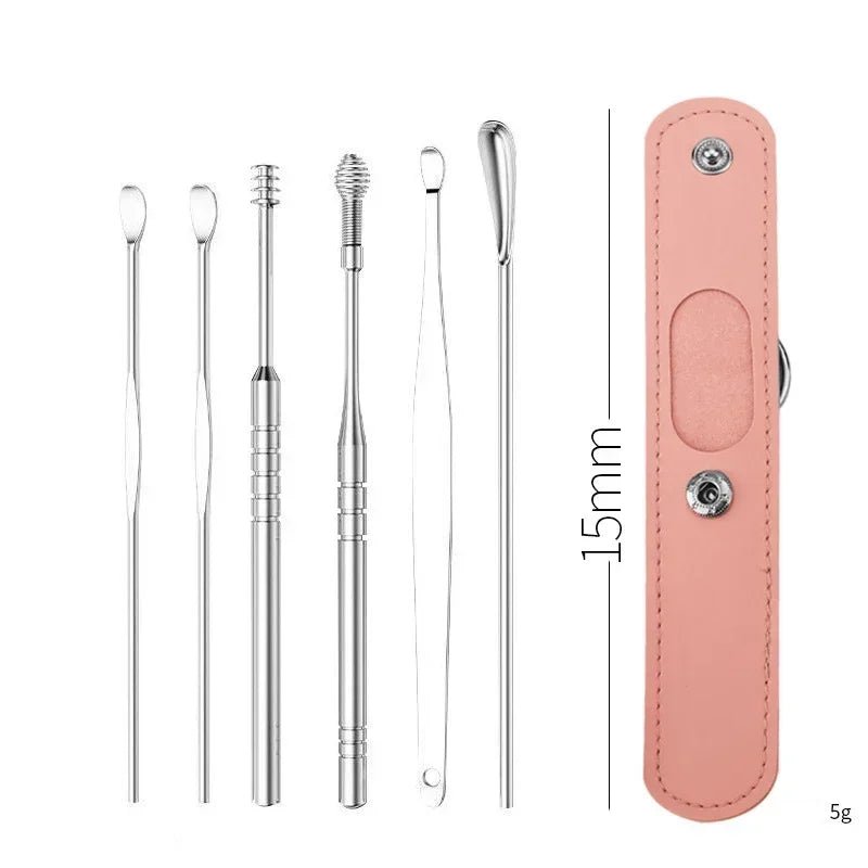 Stainless Steel Ear Pick Set - Safe & Effective Earwax Removal Tool - The Stuff Box