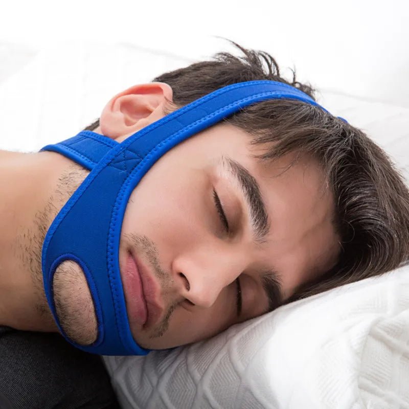 Stop Snoring Chin Strap - Comfortable Anti-Apnea Solution - The Stuff Box