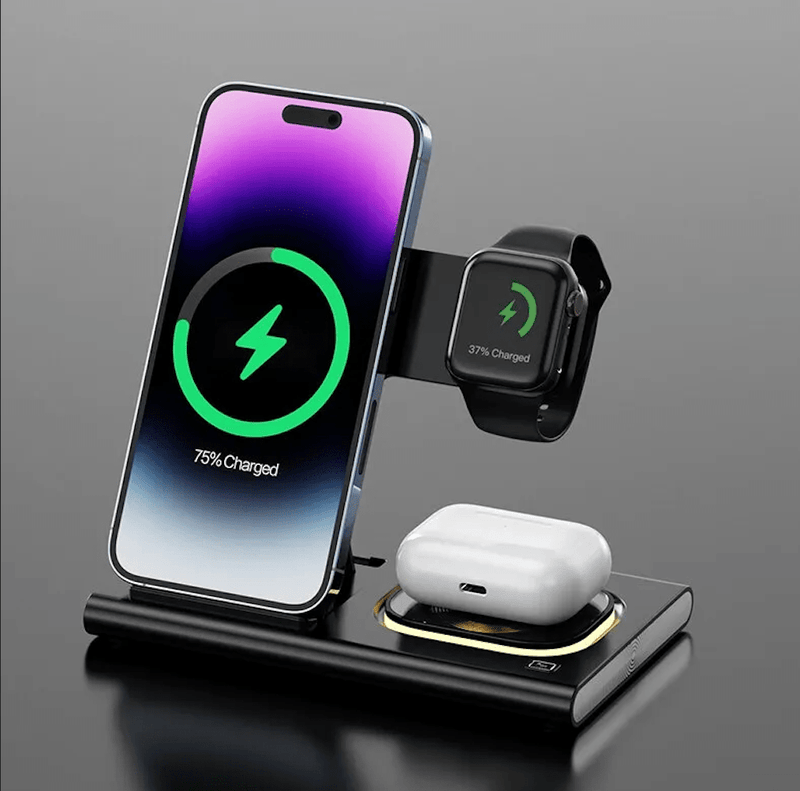 Wireless Charging Station for iPhone/Samsung - The Stuff Box