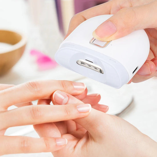 Electric Automatic Nail Clipper with Light - The Stuff Box