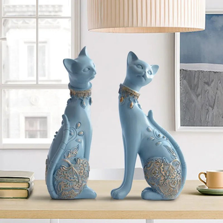 Cat Statue - Elegant Home Decor & Wedding Gift - The Stuff Box