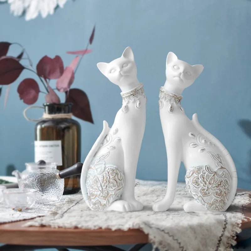 Cat Statue - Elegant Home Decor & Wedding Gift - The Stuff Box