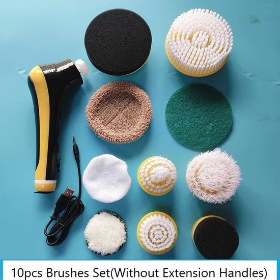 Wireless Electric Cleaning Brush - Home Cleaning Kits - The Stuff Box